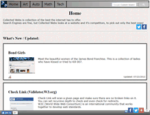 Tablet Screenshot of collectedwebs.com